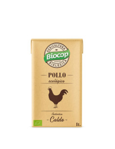 Caldo de Pollo autentico tetrabrik Bio 1L Biocop